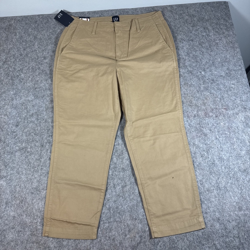 Gap Women's Slim Ankle Pant, Tan Size 14